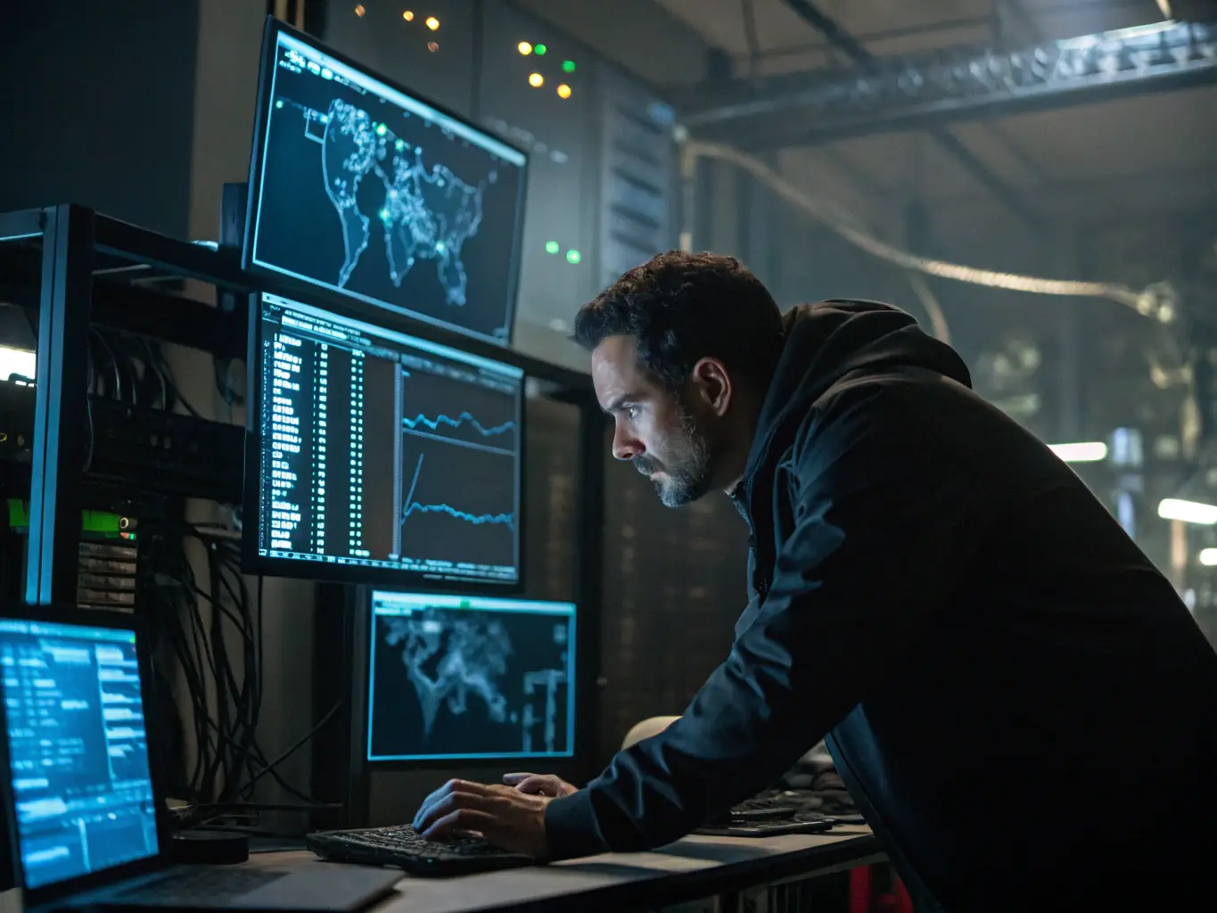A professional cybersecurity expert is conducting a penetration test on a company's network, simulating a real-world attack to identify vulnerabilities.