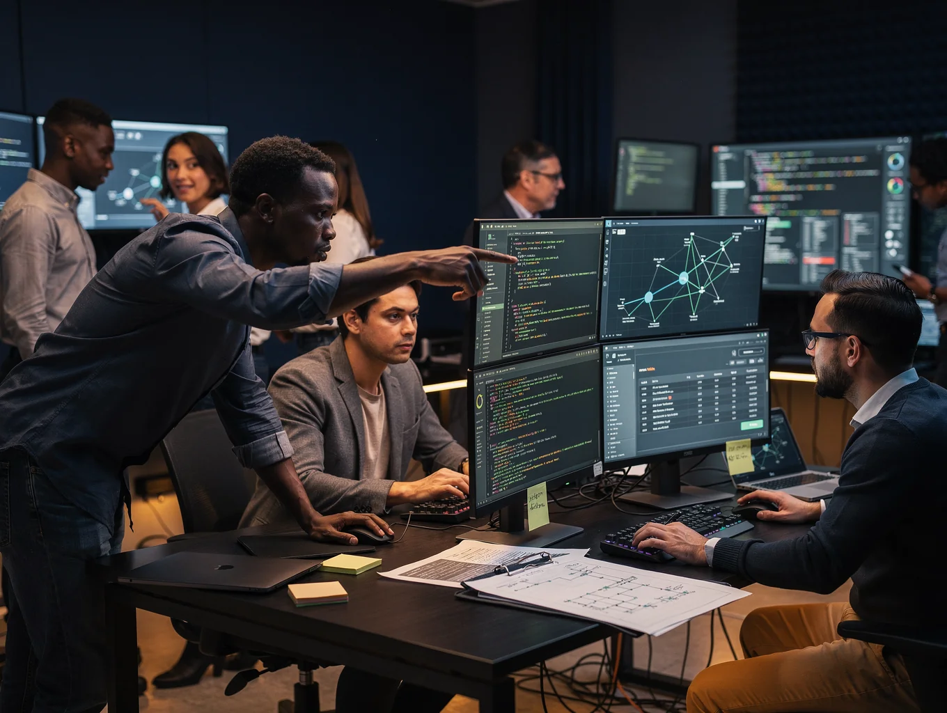 Chercheurs et experts en sécurité offensive au travail au Lab3