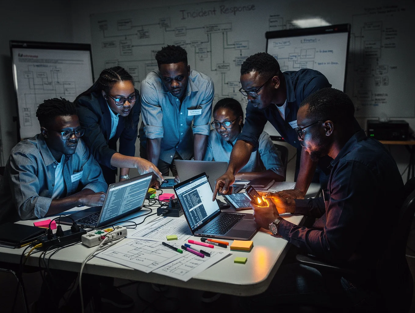 Actions de terrain et projets concrets menés par HDI - Cellule de crise cyberattaque